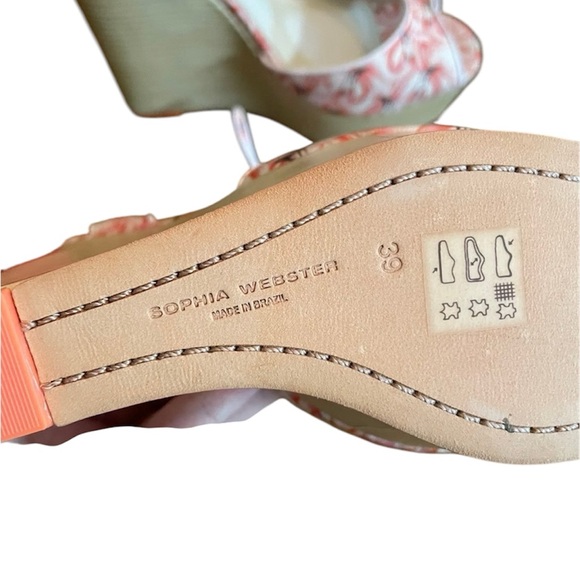Sophia Webster Lula Dreamy Flamingo Wedges - Picture 7 of 7